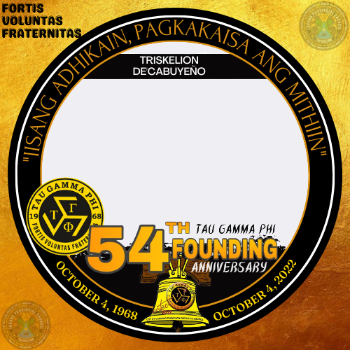 54th founding anniversary tau gamma sigma