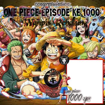 Selamat one piece episode ke 1000